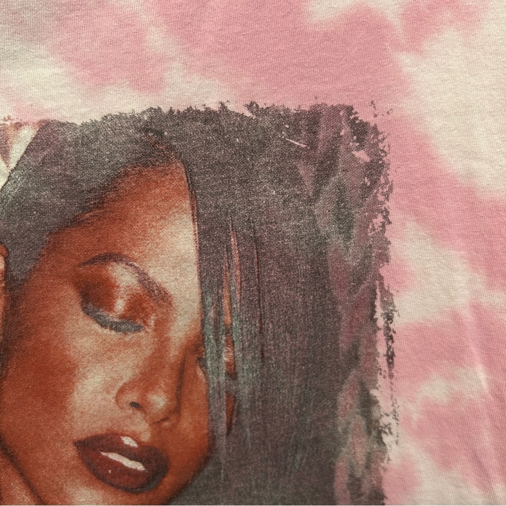Aaliyah Pink Tie Dye Graphic Tshirt Size Large - "Ashlee" - Picture 9 of 16